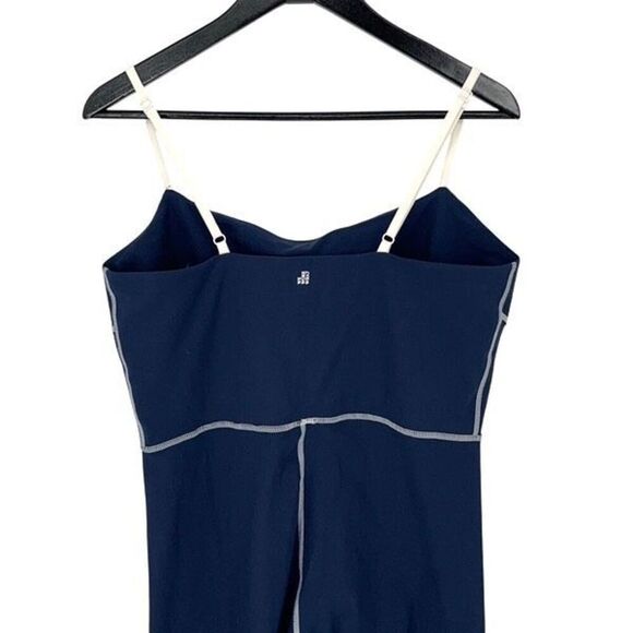 WeWoreWhat Womens Silhouette Ankle Flare One-Piece Athletic Jumpsuit Navy XL - Picture 7 of 13